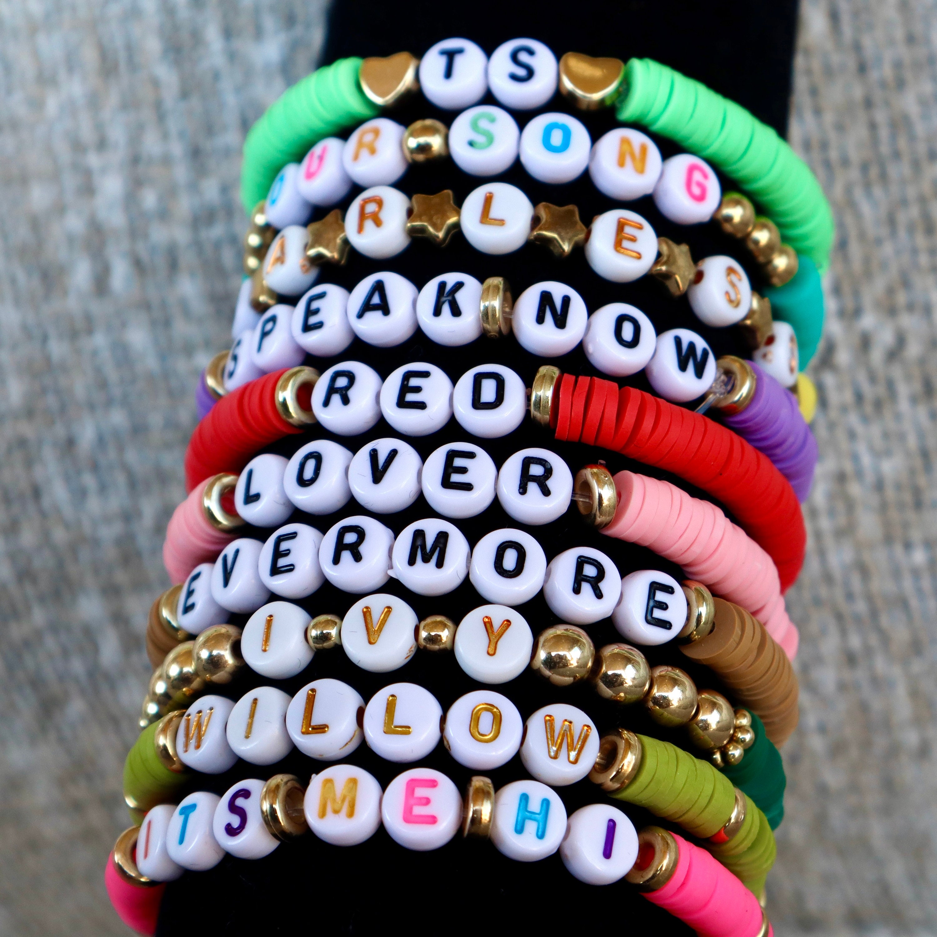 Taylor Swift the Eras Tour Friendship Bracelets Set of 5 - Etsy