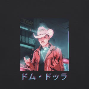 Dom Dolla Anime T-Shirt: EDM Musik Festival Shirt im japanischen Stil