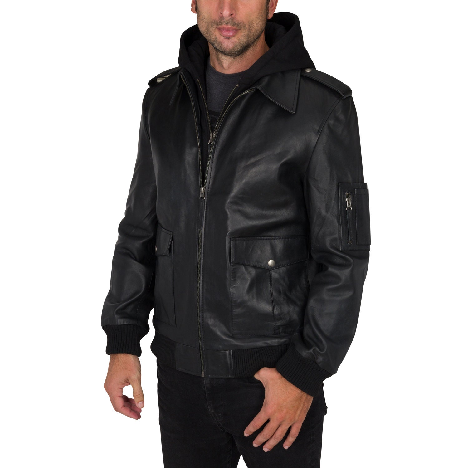 Aero Leather Jacket Etsy