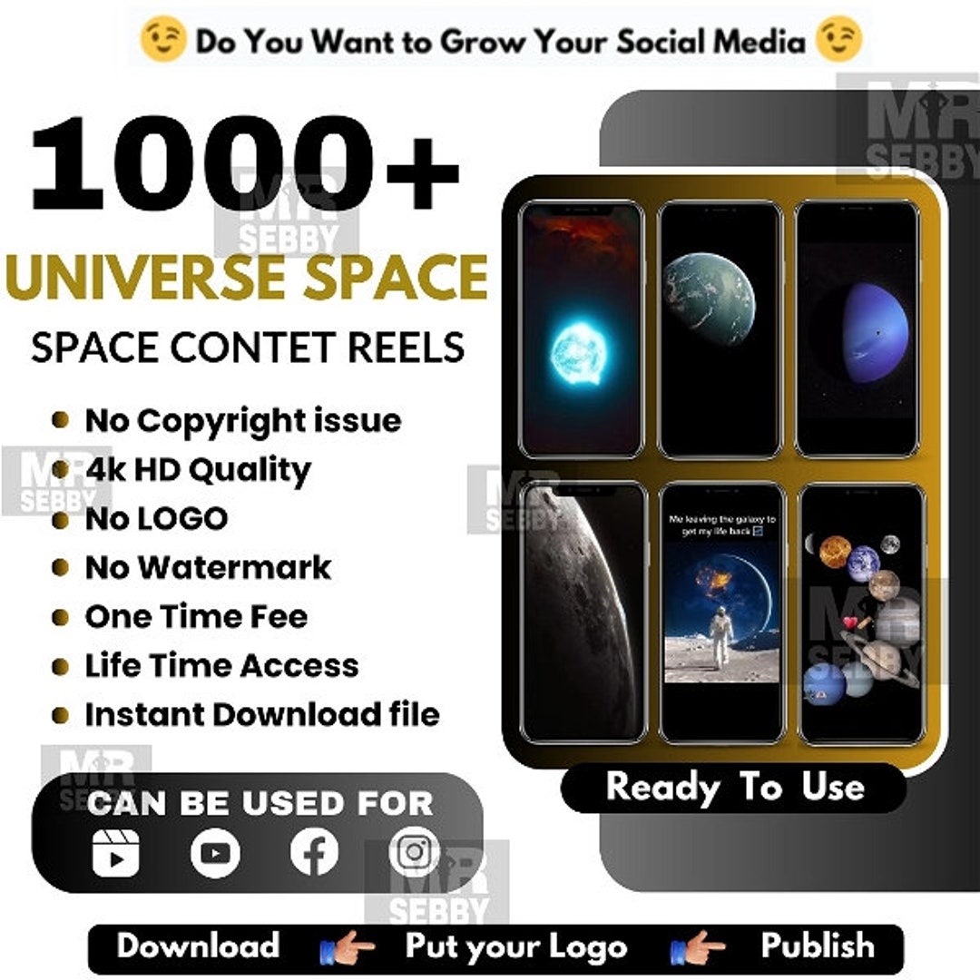 1000 Universe Space Contet Reels Bundle - Etsy
