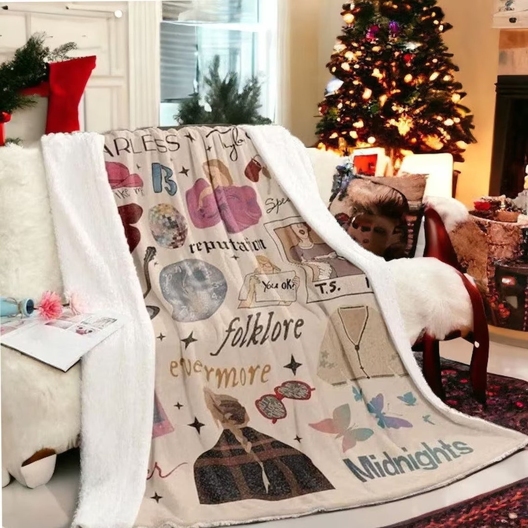 2023 Eras Tour Concert Blanketswiftie Fan Blanketchristmas Etsy Canada