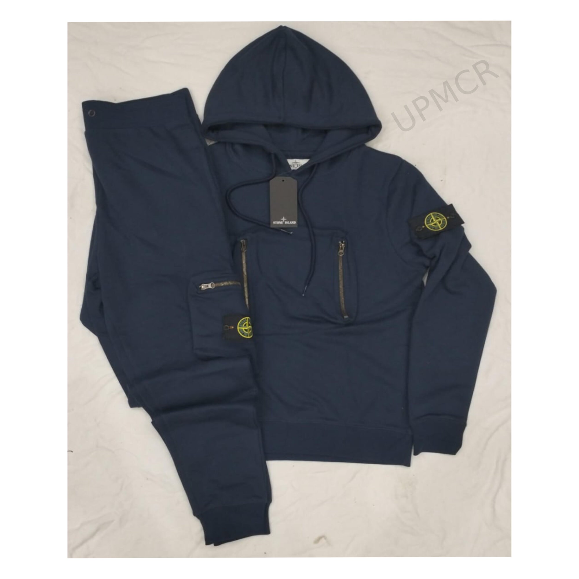 Blue stone island best sale tracksuit