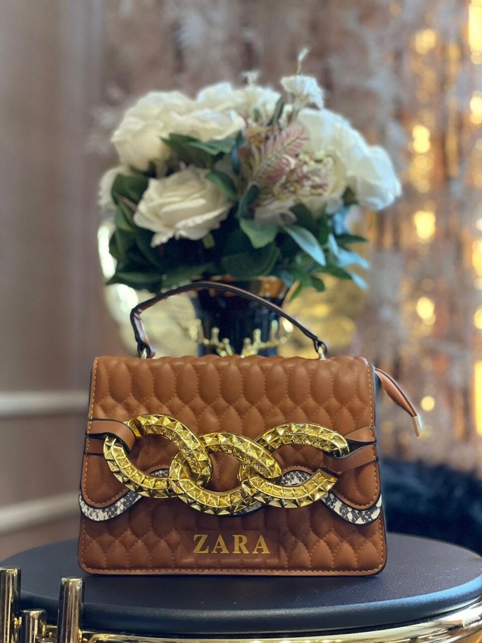 Zara bag 💚  Zara bags, Fancy bags, Trendy purses