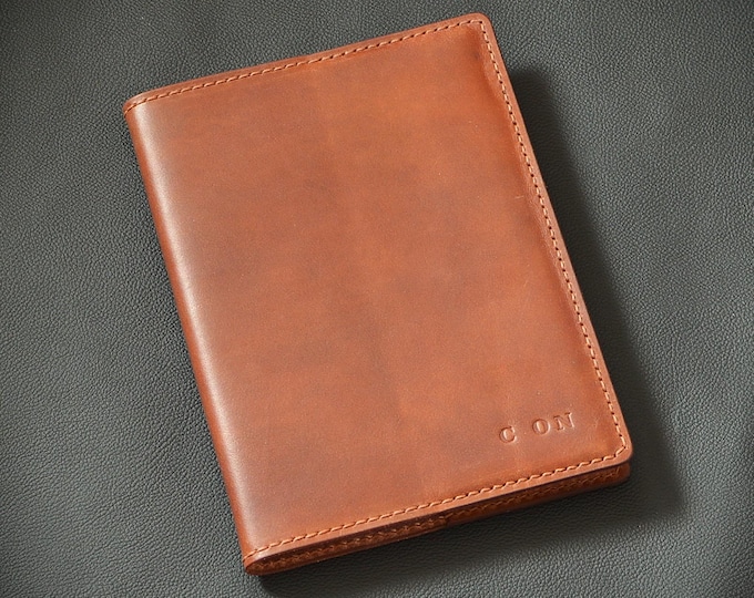 Handstitched Leather Journal Cover/A5/A6/B6/Pocket size/Durable and stylish, elevate your note-taking  with this refillable companion.