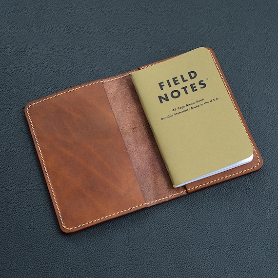 Handstitched Leather Journal Cover/A5/A6/B6/Pocket size/Durable and stylish, elevate your note-taking  with this refillable companion.