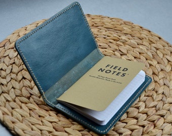 Pocket Size Leather Cover/Genuine Leather/Passport cover/Refillable cover/Field notes/Moleskine/Gift for him/Gift for her/Birthday gift