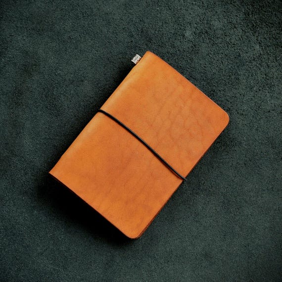 Traveler's Journal Leather Cover/All sizes of Midori style leather covers/Refillable notebook/Vegetable tanned leather/Christmas gift