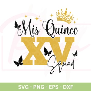 Mis Quince Svg,15 Birthday Svg, Mis XV, birthday party svg,Spanish quotes svg, Mis Quince Años svg, birthday crown svg,Cricut Svg Files(26)