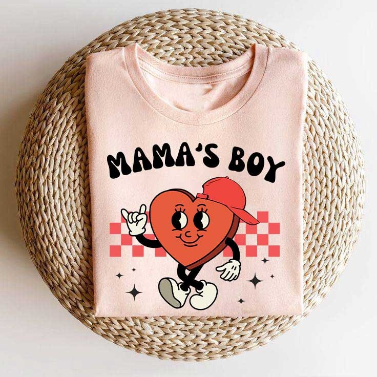 Mama's Boy SVG, Kids Valentines Gifts, Funny Valentines Day Shirts ...