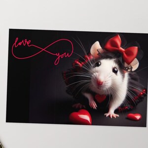 I love you ratty greeting card , tell the one you love how much you mean to them with this special card