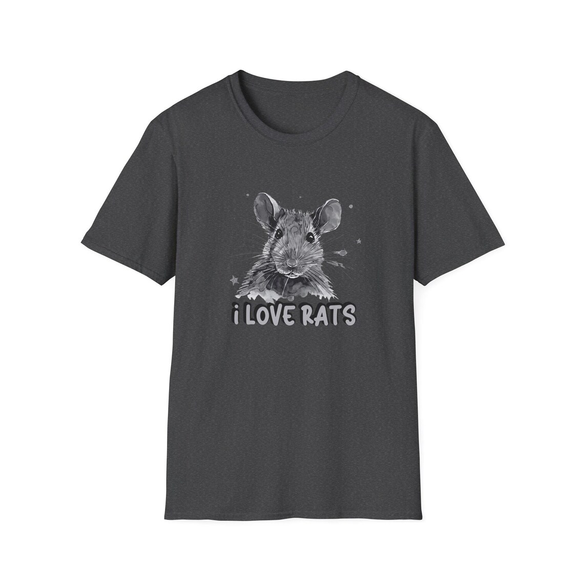 LOVE RATS Rat Tee, Wear This Quirky Ratty Tshirt and Have a Little Fun ...