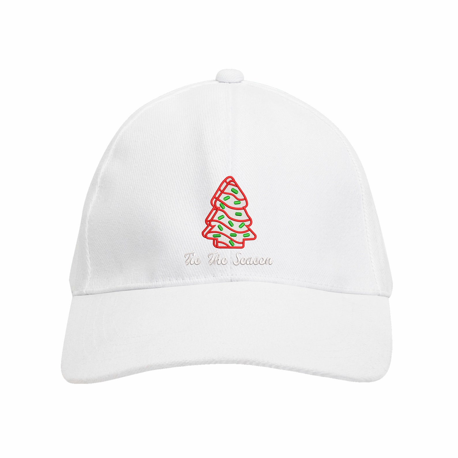 Christmas Tree Cake Embroidery Design, Oh Christmas Tree, Christmas