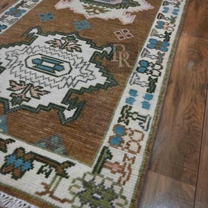 Antique Oushak Rug Hand Knotted Rug 4x6, 5x8, 6x9, 8x10, 9x12, 10x14 ft Handmade Rugs for Living Room - Antique Contemporary rug Bedroom