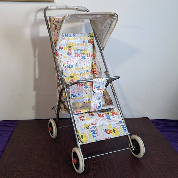 1950s Peanuts Gang Baby Stroller Mid Century Decor Snoopy Charlie