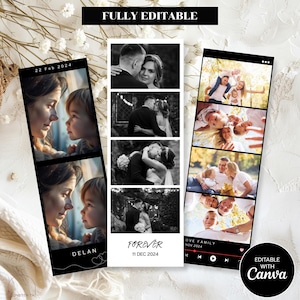 Personalized Photo Collage Template: Family & Wedding Keepsake (Canva Editable)