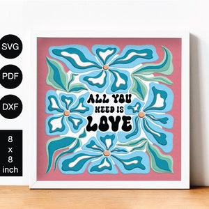 3d Retro graphic shadow box svg, summer shadow box svg, svg, layer shadow box svg, 3d Layered svg, 3d svg , Gift shadow box