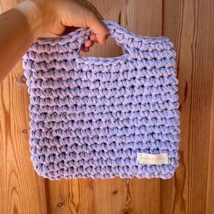 THE VACATION small, crochet bag, handle bag, handmade, crochet bag