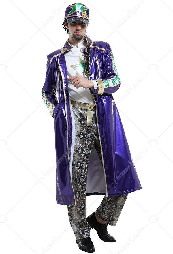 Jojo bizarro aventura jotaro kujo estande estrela platina cosplay