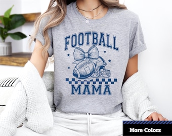 Football Mama T-Shirt: Game Day Sports Fan Graphic Tee