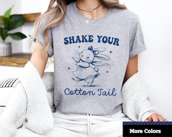 Shake Your Cotton Tail-T-shirt: schattig T-shirt met konijntje
