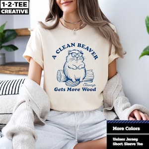 Funny Beaver Graphic T-Shirt: Wildlife Enthusiast Unisex Tee