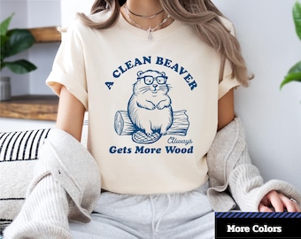Funny Beaver Graphic T-Shirt: Wildlife Enthusiast Unisex Tee