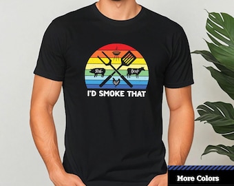 Camiseta "Yo fumaría esa barbacoa": camiseta unisex de Grill Master