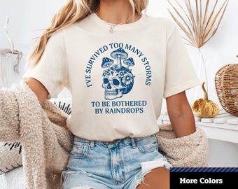 Survivor Skull T-Shirt: Motivational Unisex Tee for Resilience