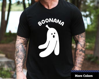 Funny Banana Ghost T-Shirt: Boonana Halloween Graphic Tee