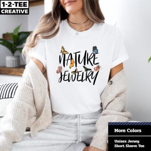 Butterfly Nature Jewelry Tee: Unisex Graphic T-Shirt