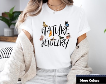 Butterfly Nature Jewelry Tee: Unisex Graphic T-Shirt