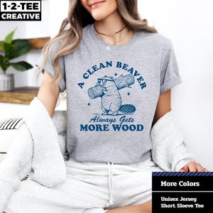 Funny Beaver Graphic T-Shirt: Wildlife Enthusiast Unisex Tee