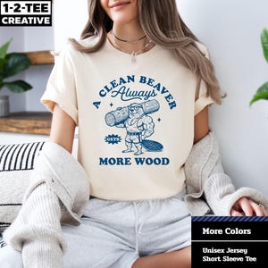 Funny Beaver Graphic T-Shirt: Wildlife Enthusiast Unisex Tee