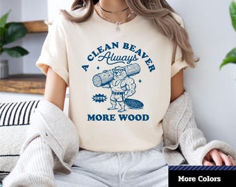 Funny Beaver Graphic T-Shirt: Wildlife Enthusiast Unisex Tee