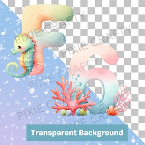 Watercolor nursery Clipart , Watercolor undersea PNG, Alphabet Watercolor ,Alphabet Clipart PNG, , Baby Room Clipart, Underwater World, baby shower, ocean animal, Nursery Decor, Kids Room Decor, cute ocean animals, Under the Sea, Baby Wall Art,
