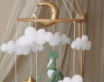 Handmade Dinosaur babymobile