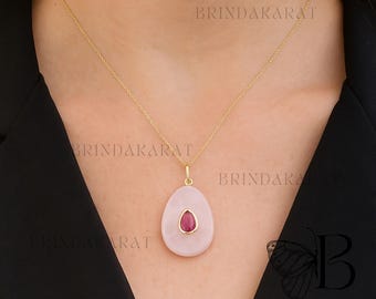 Handmade Carved Gemstone Oval Pendant, Designer Charm
