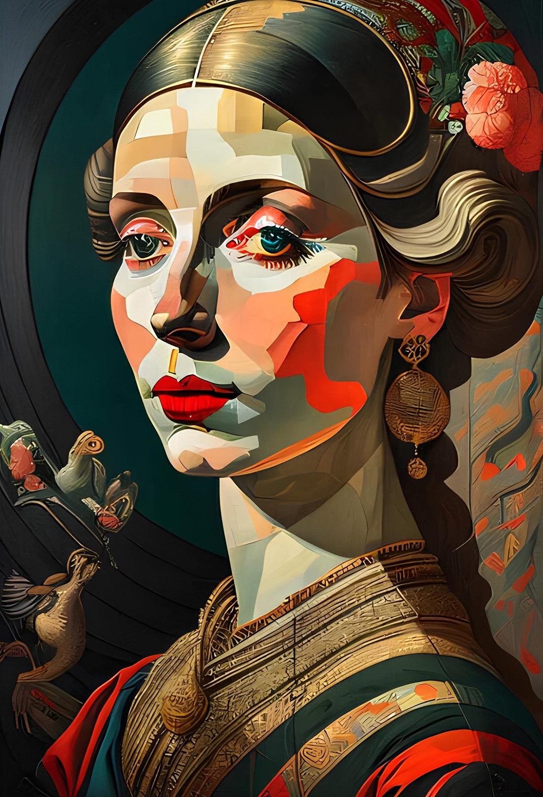 Acrylic Print Unique Art Piece Wall Art Decor Etsy