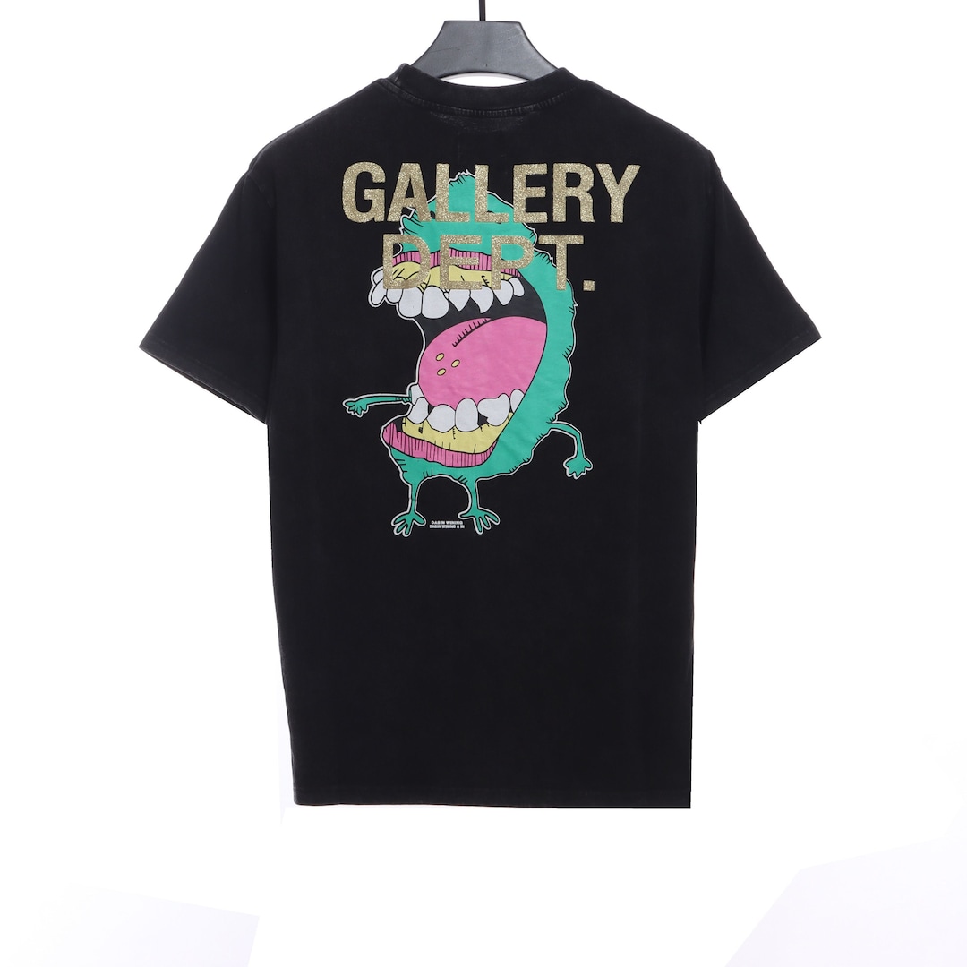 Gallery Dept Distressed Washed Mouth Monster T-shirt - Etsy