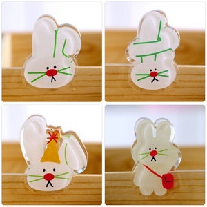 NINIGOGO | Serie 2 - TO Bunny Paper Clip | Kawaii Büroklammer