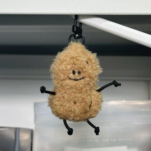 Fickle Plan | Mini Peanut Bag Charm | Cute Peanut Key Charm, Lovely  Peanut Toy | Cute Decompression Toy
