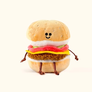 FuFu Baby | Cute Hamburger Soft Toy | Cute Decompression Toy | Food Gift Toy