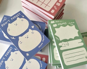 Twenty Two | Cat Memo Note Pad