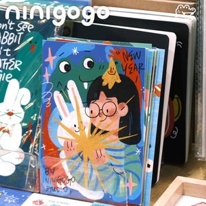 NINIGOGO | Mystery Pack ansichtkaarten set van 5 - willekeurige selectie - multipack kunstpostkaarten