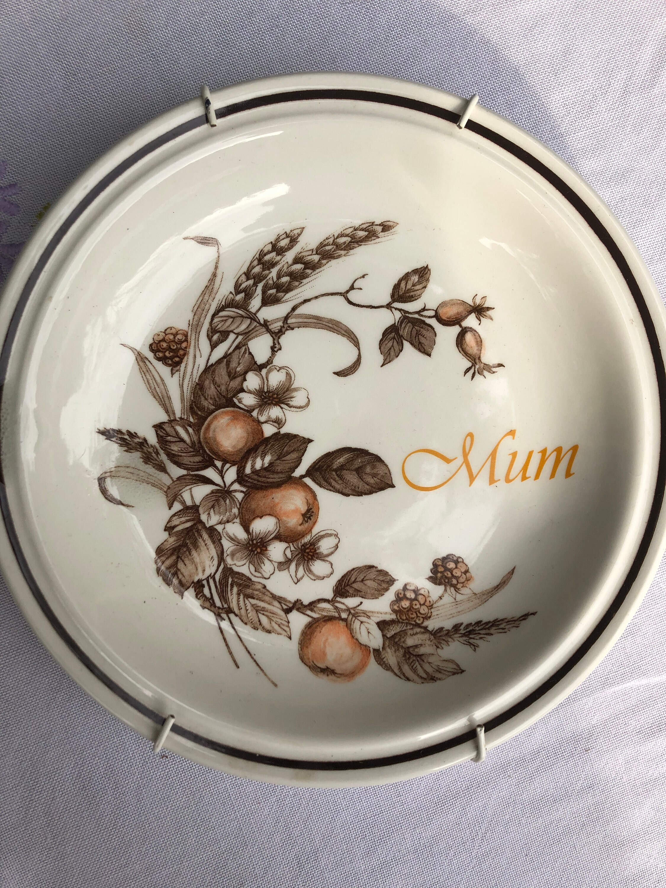 Vintage Mum Plate - Etsy