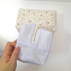 no binding no bias has lining zipper exterior boxy pouch bags tutorial template how to sew sewing machine pin interfacing iron press