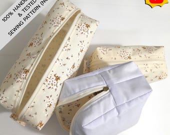 DIY-Idee: Nähanleitung für eine Kosmetiktasche in 3 Größen & Schritt-für-Schritt-Fotoanleitung