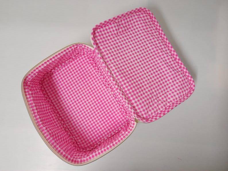 Round Boxy Pouch Sewing Pattern, Easy Makeup Bag PDF With Step-by-step ...