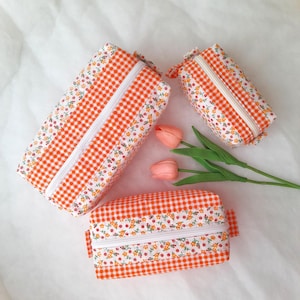 3size Pouch Bag Sewing Pattern No Binding Fully Lined Video Picture Instruction