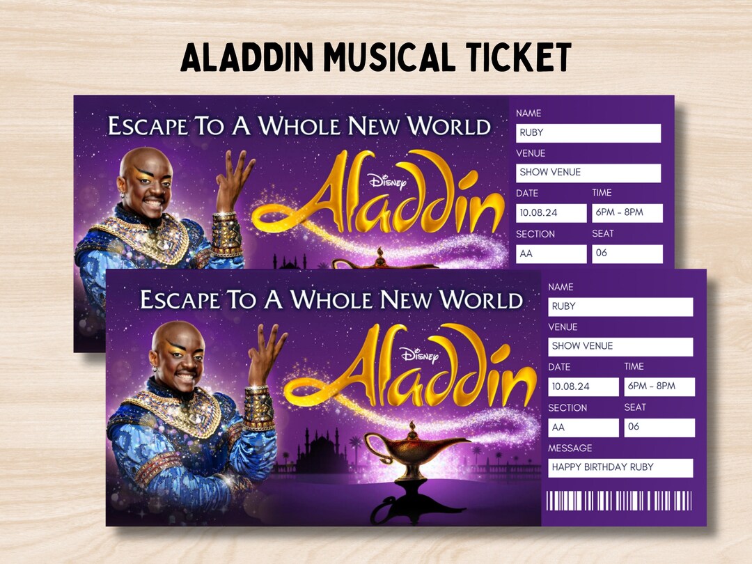 Aladdin The Musical Pittsburgh Tickets – OBEA